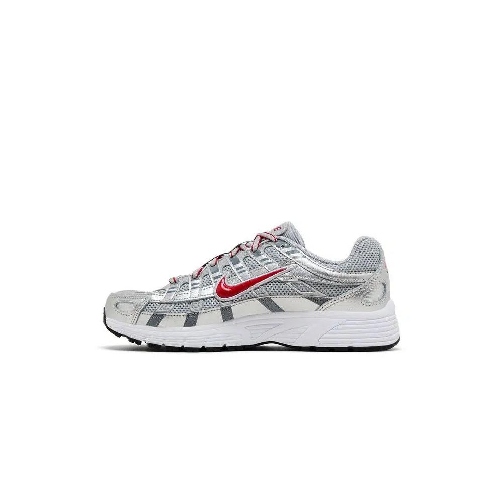 Кроссовки Nike P-6000 GS «Metallic Silver Gym Red» 3