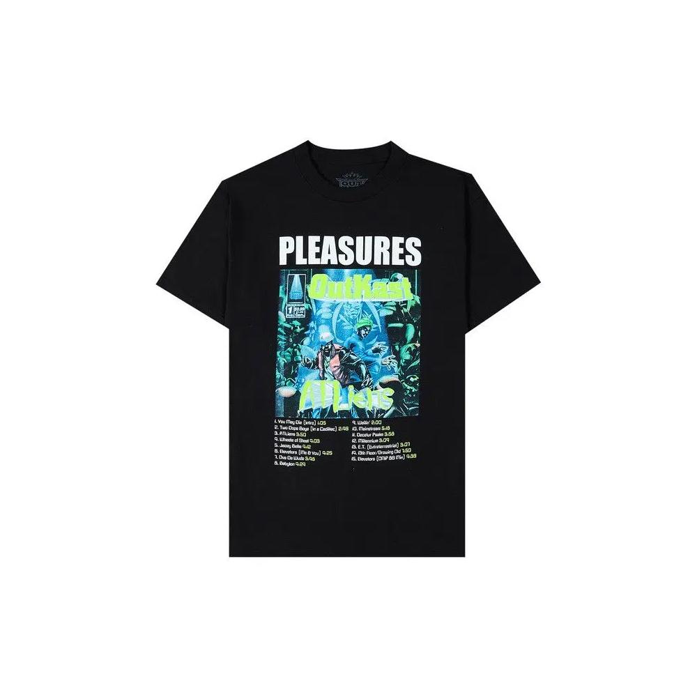 Футболки Pleasures Atliens T-Shirt 'Черный' 1