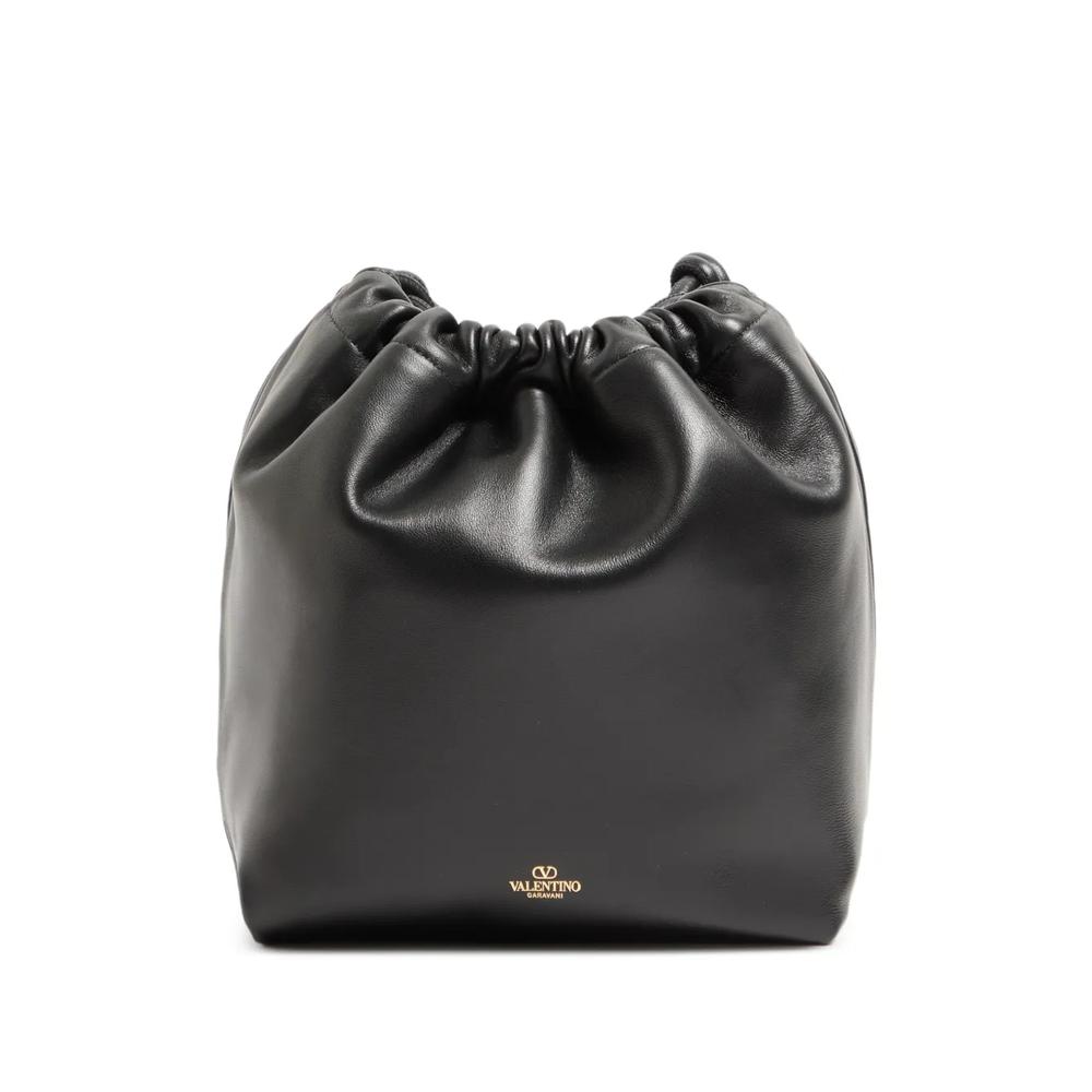 VLogo Pouf pouch bag in nappa leather 2