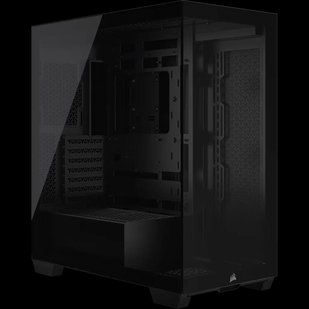 Corsair 3500X Панорамное стекло без центральной стойки ATX корпус - Черный 1