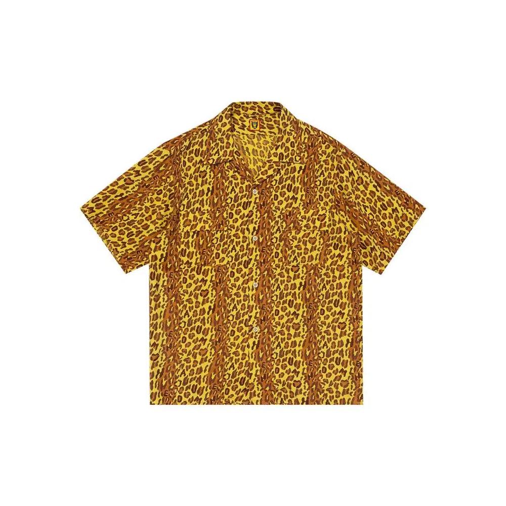 Рубашки на пуговицах Human Made Leopard Aloha Shirt 'Yellow' 1