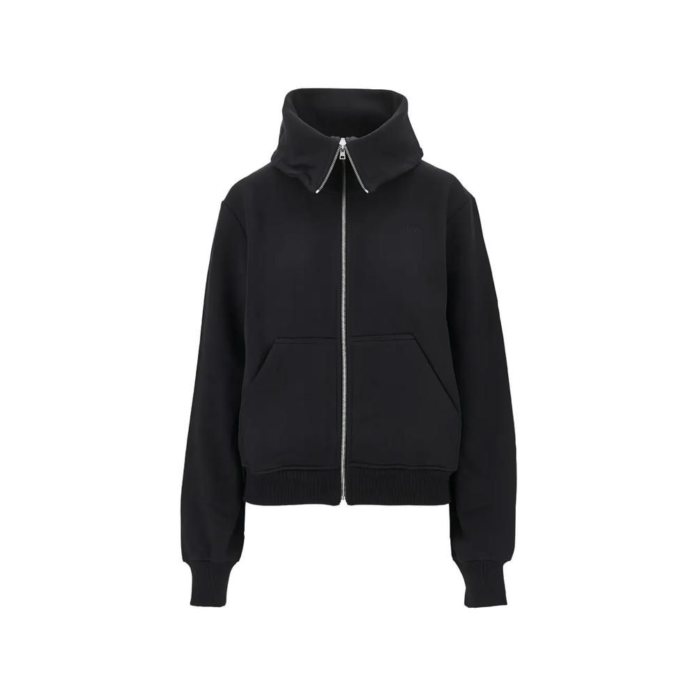 funnel-neck zip-up sweatshirt 1