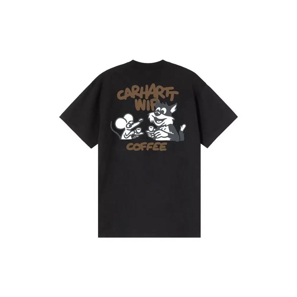 Футболки с коротким рукавом Carhartt WIP Футболка с коротким рукавом Coffee Break 'Black' 2