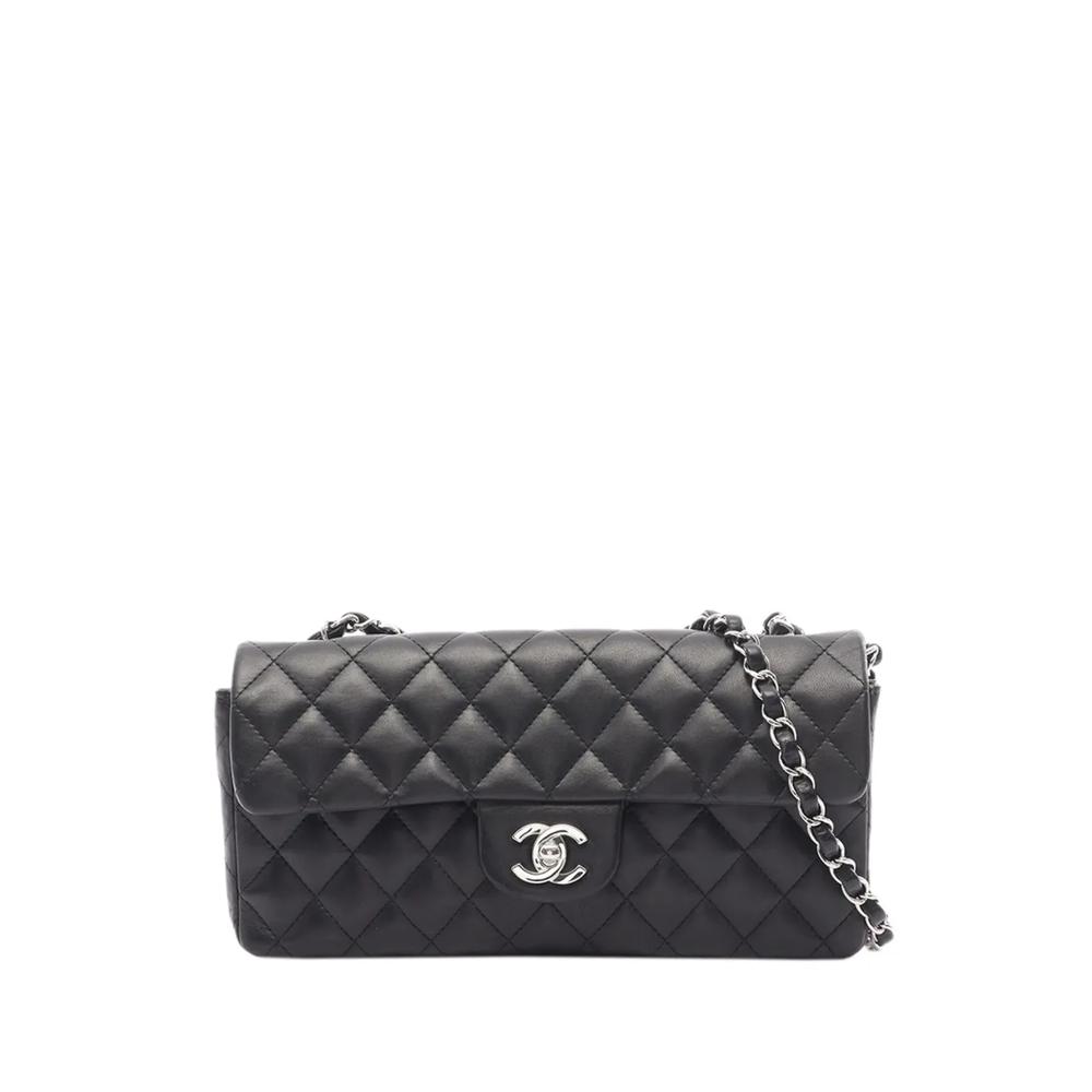 Сумка на плечо CC Quilted Lambskin East West Flap (2005-2006 годы) 1