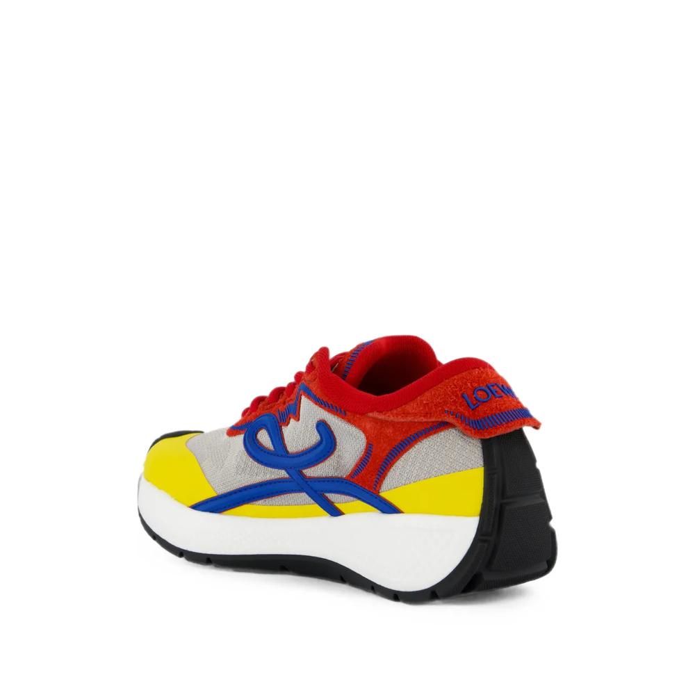 Pogo knit suede sneakers 4