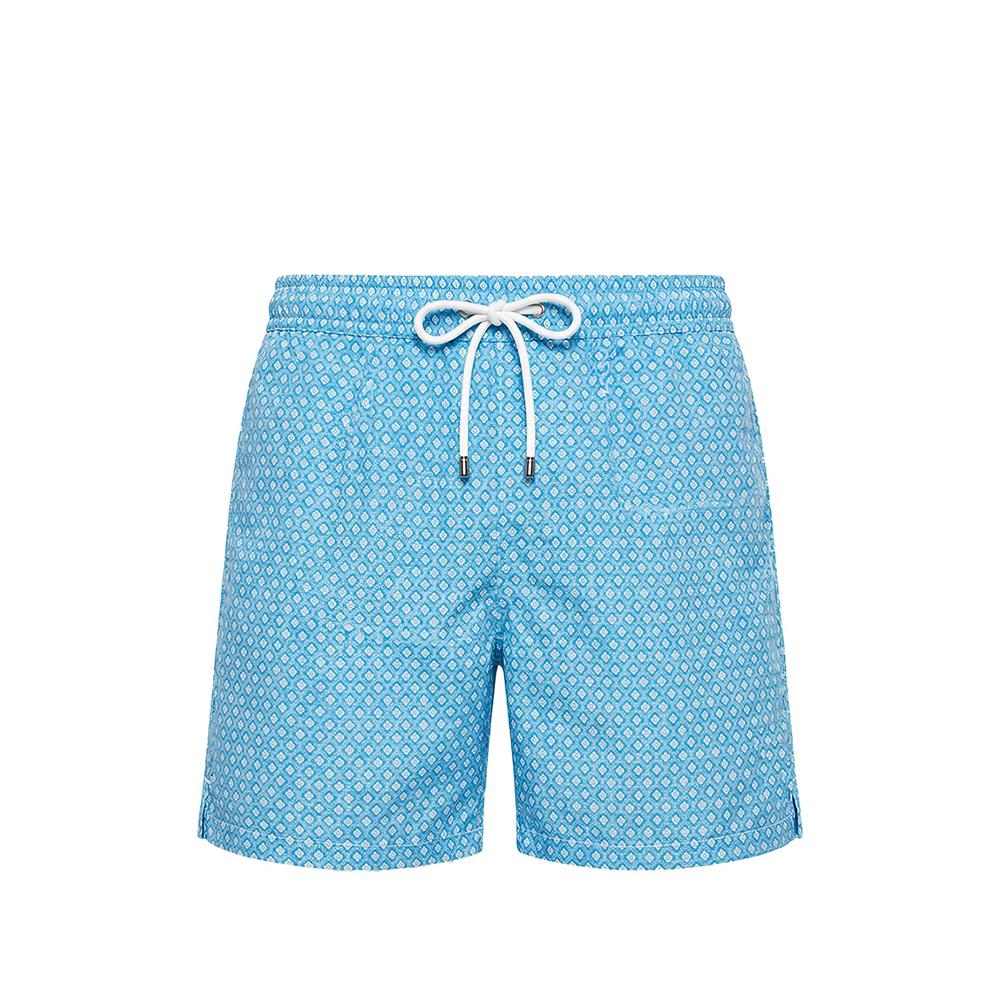 geometric-print swim shorts 1