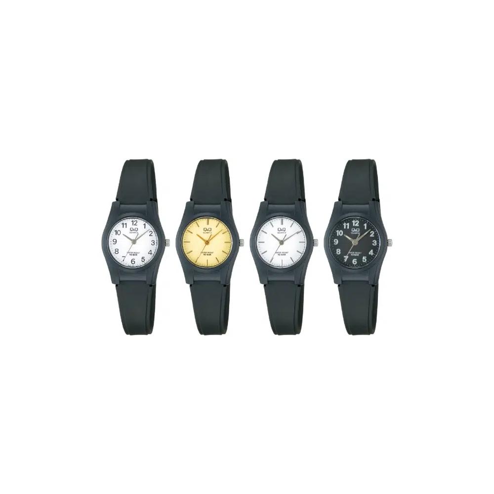 Watch By Citizen VQ03J003Y Женские аналоговые часы с черным резиновым ремешком 3