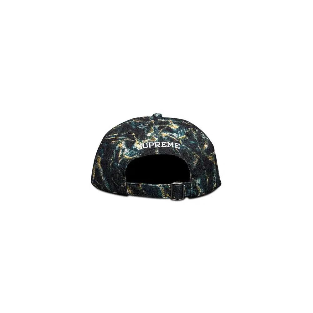 Кепки-защелки Supreme Marble 6-Panel 'Черный' 2