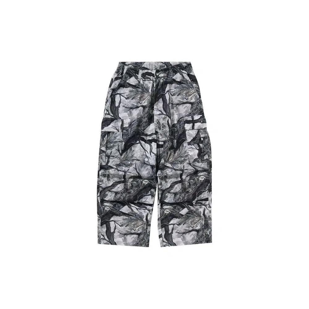 Брюки BAPE Tree Edge Camo Cargo Pants 'White' 1