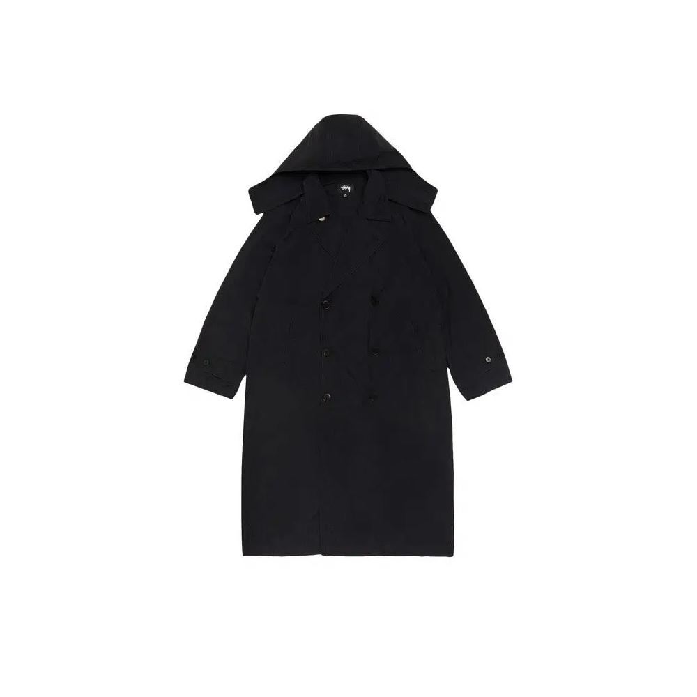 Пальто Stussy Ultra Lightweight Nylon Trench 'Black' 1