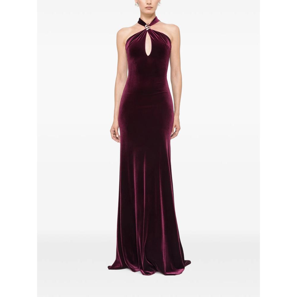 open-back velvet maxi dress 2