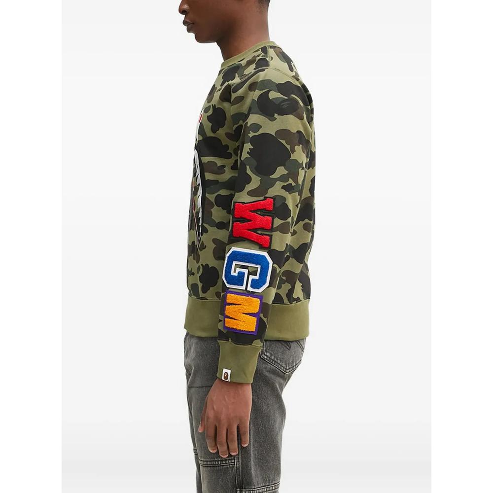 Толстовка 1St Camo Shark Crewneck 2