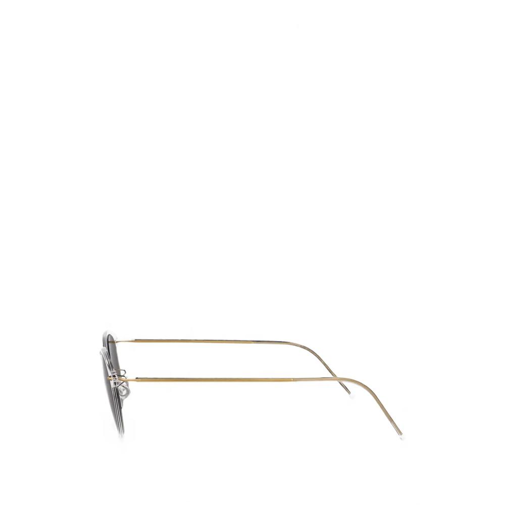 round-frame titanium sunglasses 3