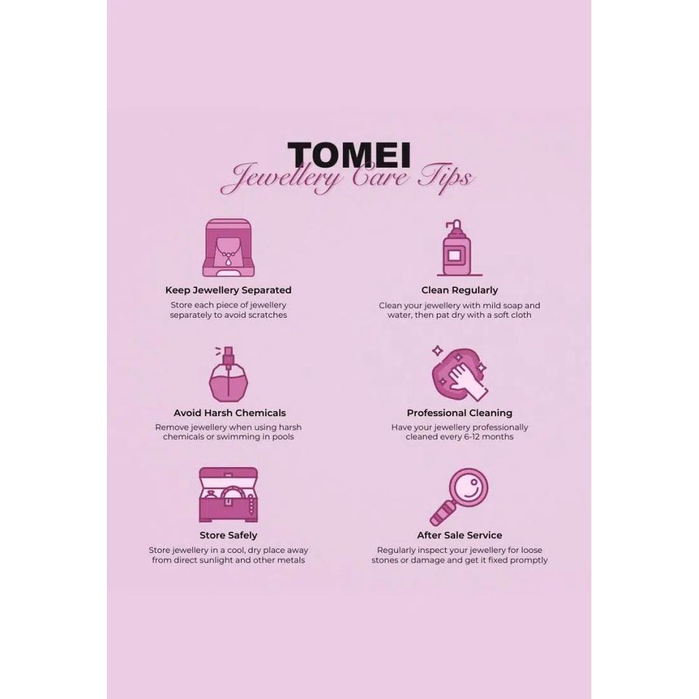 TOMEI круглые серьги-кольца, белое золото 585/14K 4