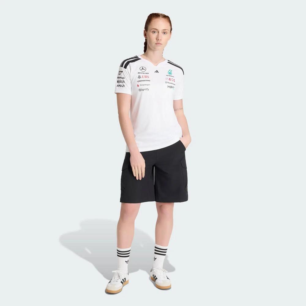 Мотоспорт MERCEDES - AMG PETRONAS FORMULA 1 TEAM DRIVER JERSEY Women White KF0163 3