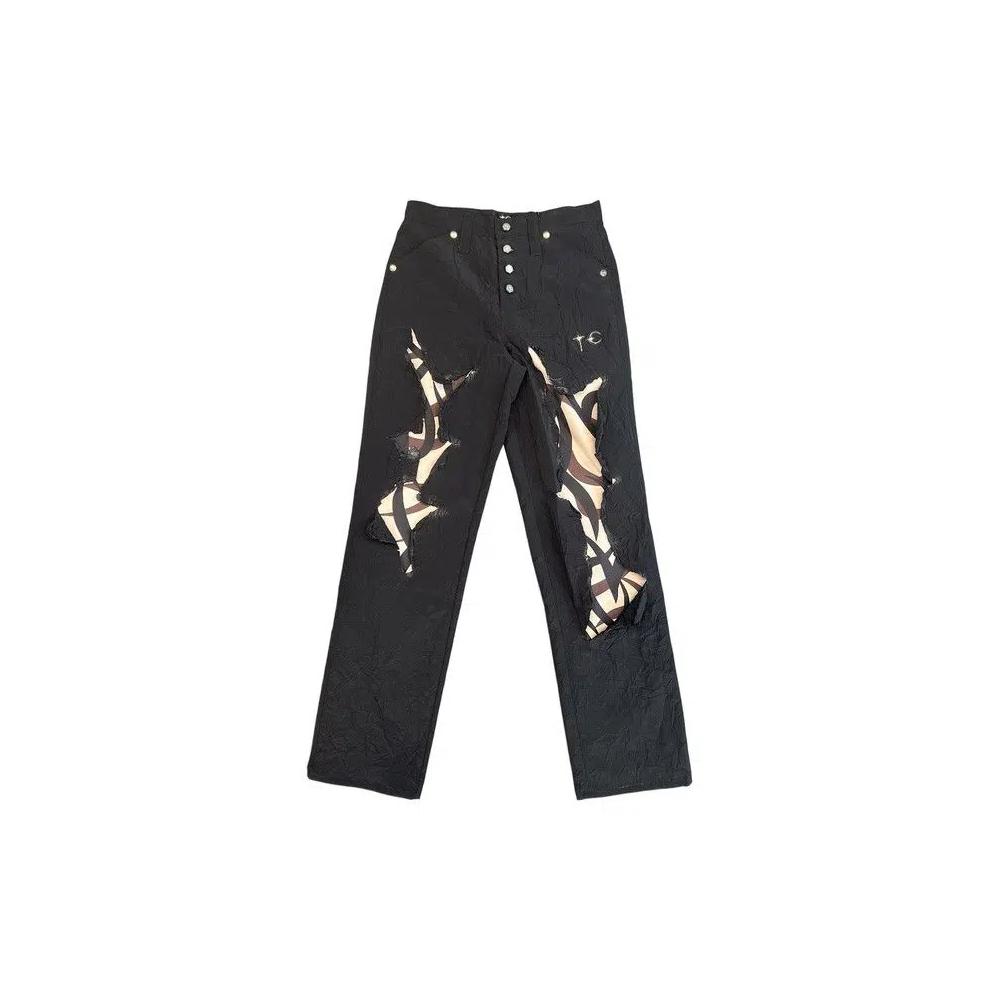 Брюки Thug Club Burnt Tribal Camo 'Черный' 1