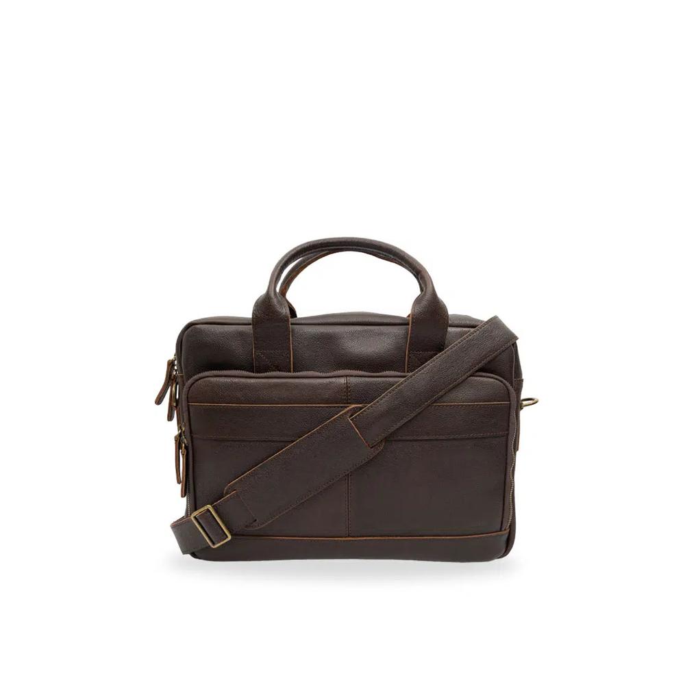 Сумка-планшет Avenida Walnut Leather Messenger Bag 1