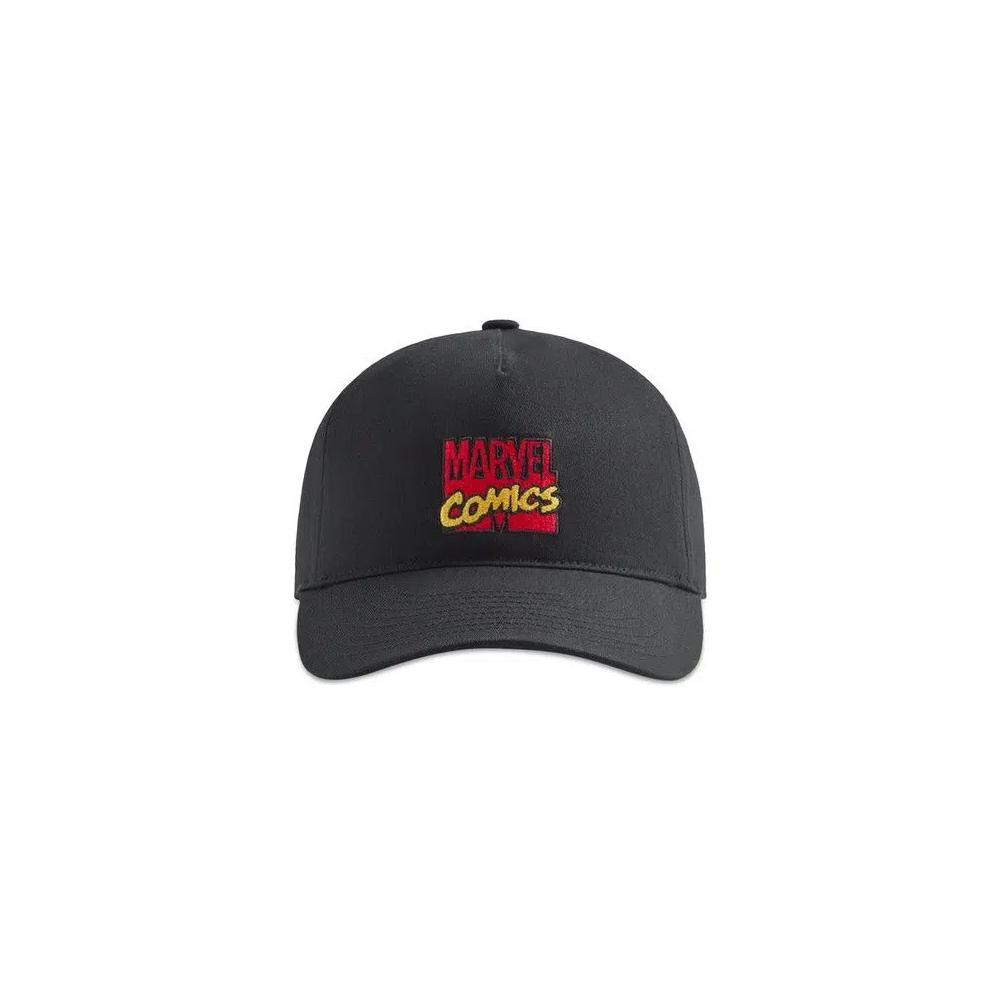 Бейсболка Kith x Marvel Gwynn Pinch Crown Snapback 'Black' 1