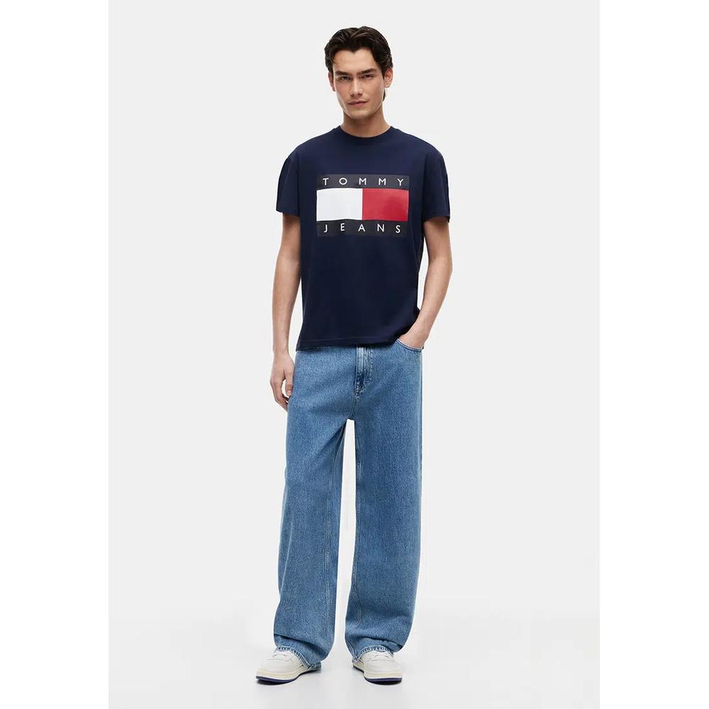 Футболка с нашивкой-флагом и круглым вырезом - Tommy Jeans 4