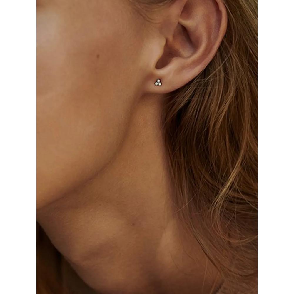 18kt yellow gold Charnières diamond earring 2