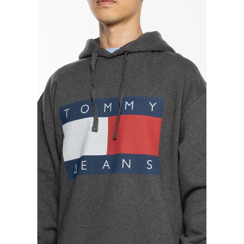 Свободный худи с флагом и меланжем - Tommy Jeans 3