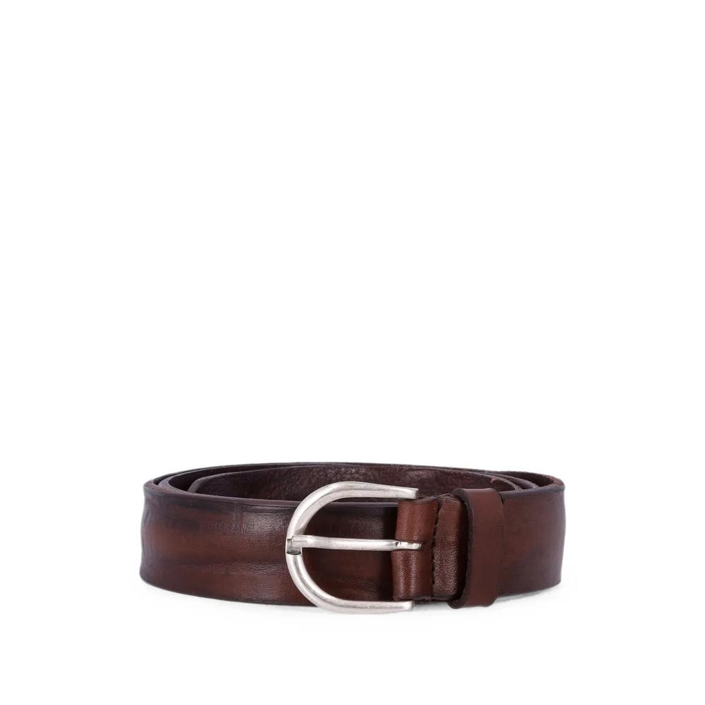 buckle-fastening leather belt 1