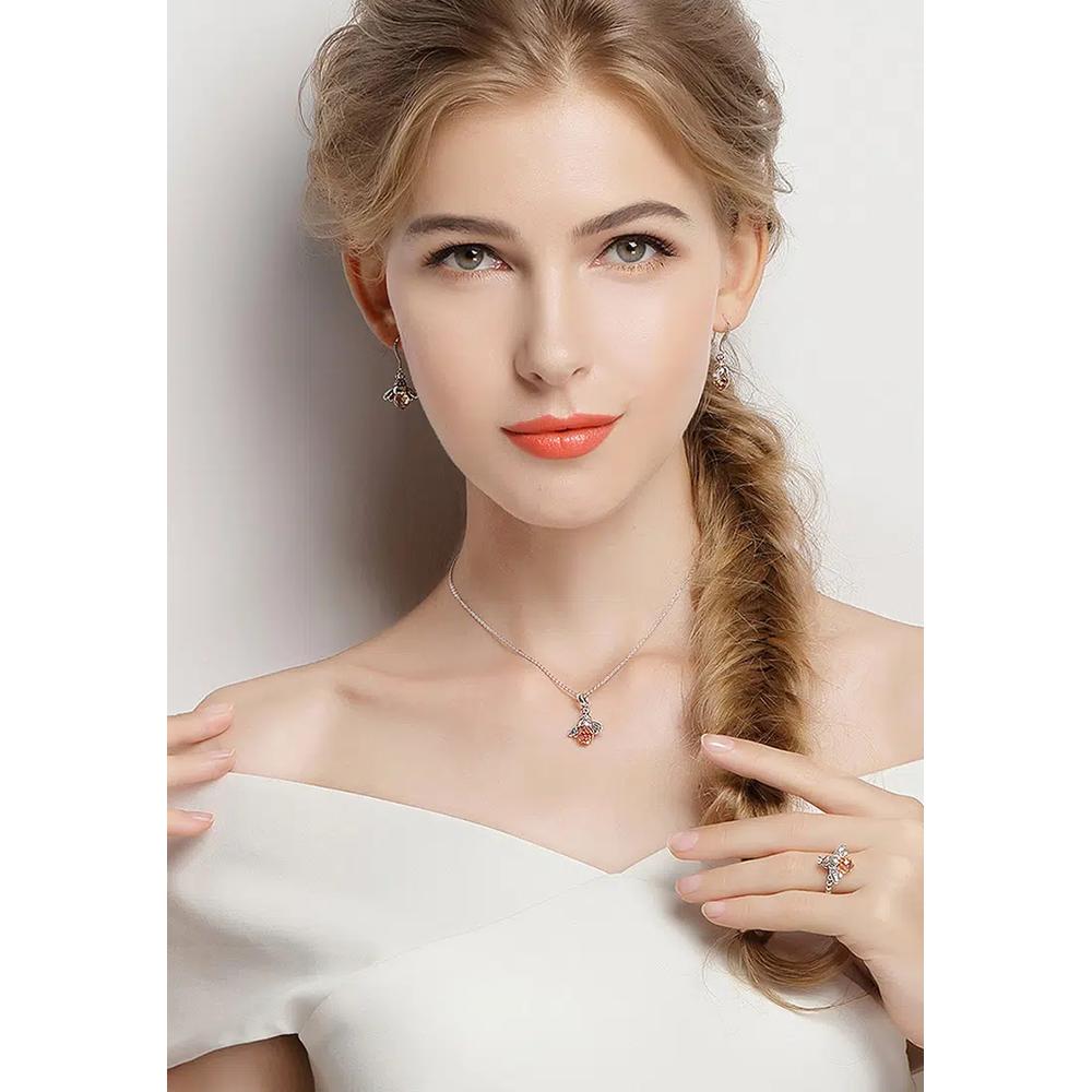 Серьги-капли Lady Bee из стерлингового серебра 925 пробы 2