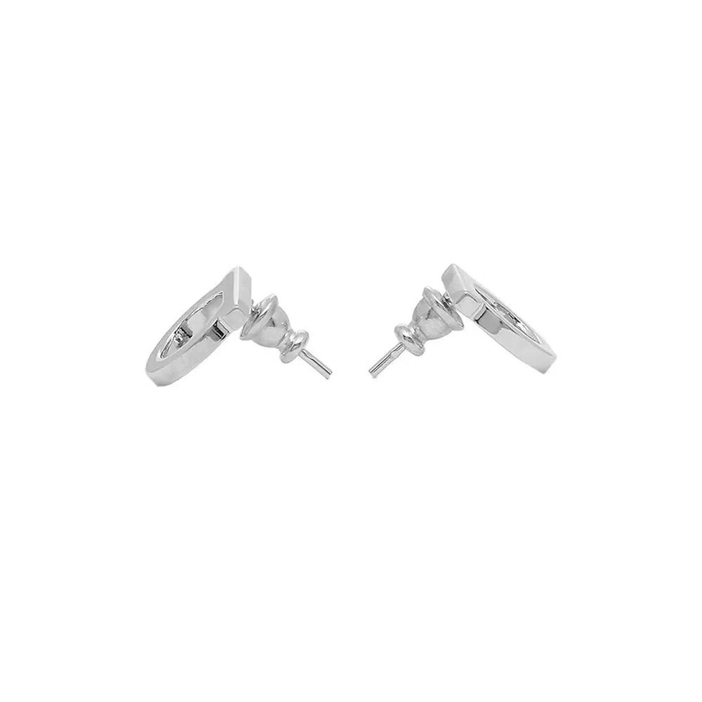 Серьги Gancini (L) Palladium 760119 4