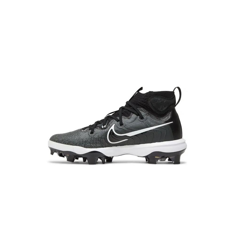 Бутсы Nike Alpha Huarache NXT MCS «Black White» 3