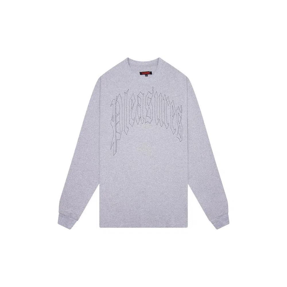 Топы Pleasures Twitch Long-Sleeve Shirt 'Grey' 1