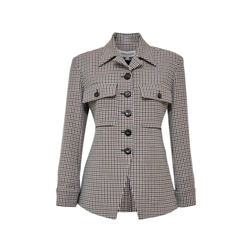 Molyneux tailored houndstooth-pattern jacket 1