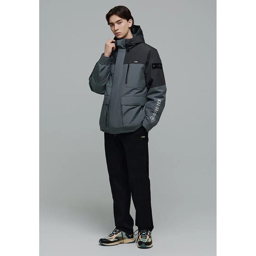 Унисекс 3-в-1 пуховик с цветными блоками GORE-TEX 5