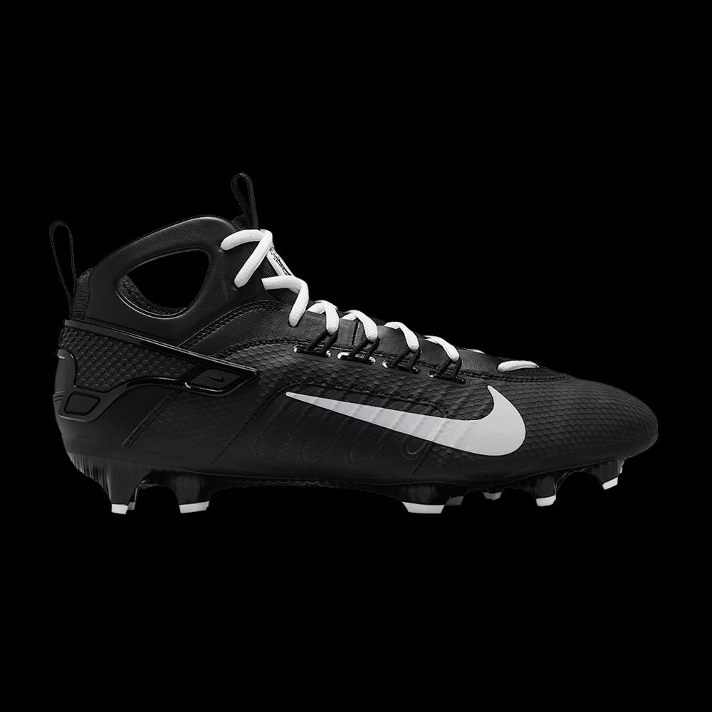 Бутсы Nike Huarache 9 Elite Mid LAX 'Black White' 1