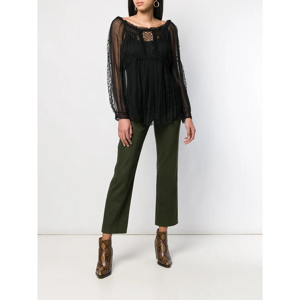 sheer pleated blouse 2