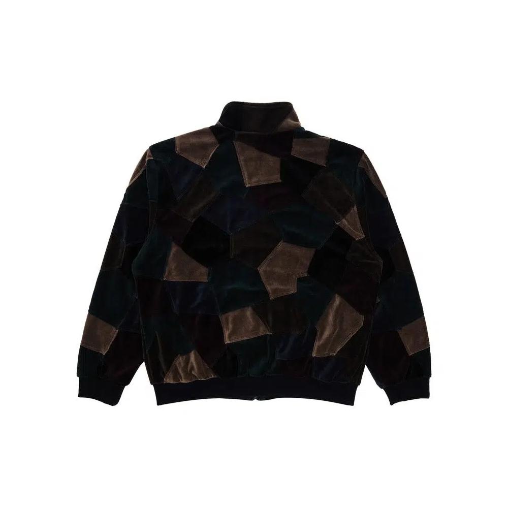 Трековые куртки Supreme Patchwork Velour Track Jacket 'Dark Navy' 2