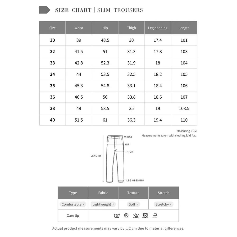 Черные брюки COOLMAX 4-Way Slim Stretch 8