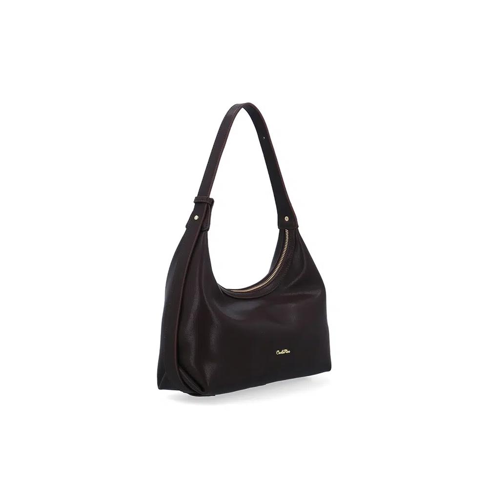 Aura Soft Crescent Tote - Темный кофе 4