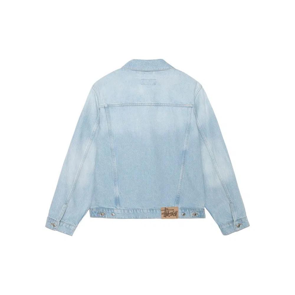 Джинсовые куртки Stussy Trucker Denim Jacket 'Светлая стирка' 2