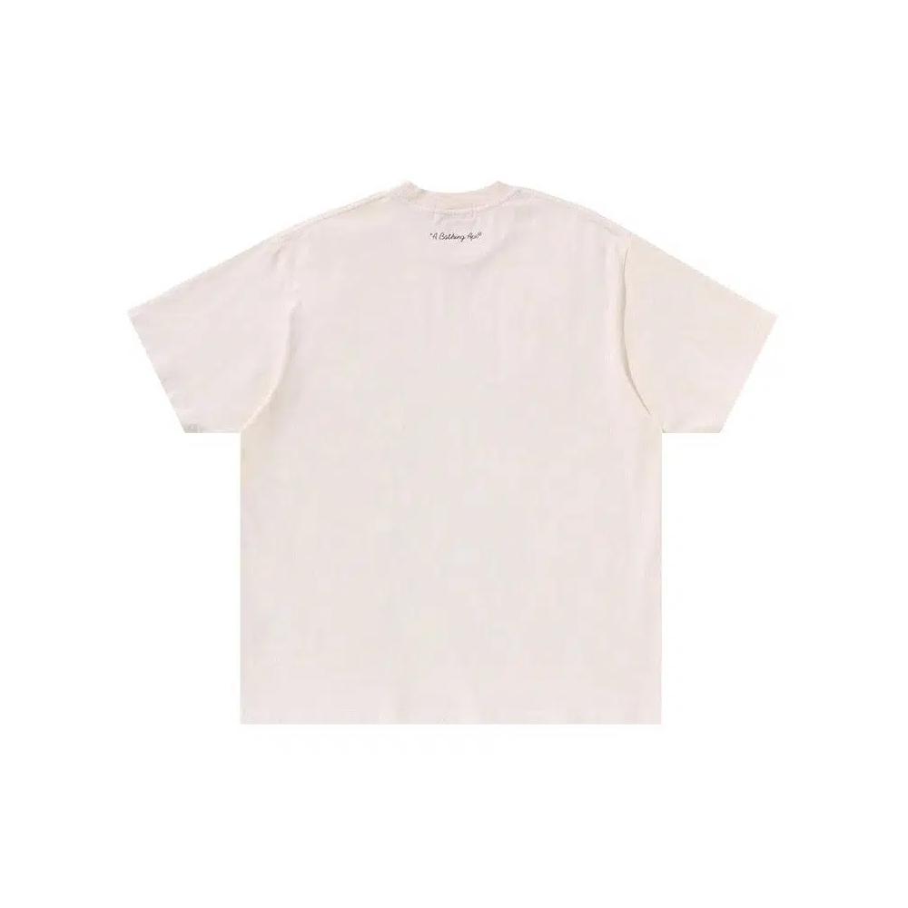 Топы BAPE Garment Dye Shark Relaxed Fit Tee 'Ivory' 2