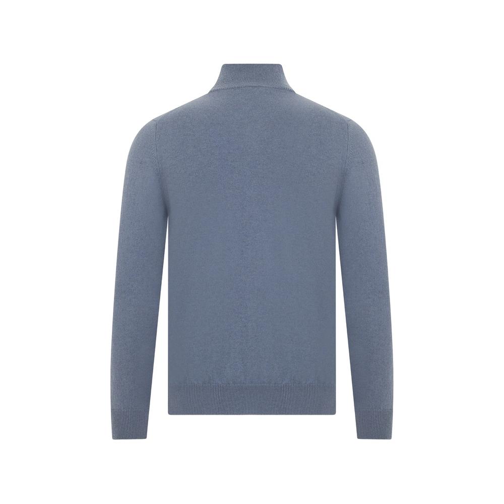 high-neck cashmere cardigan 2