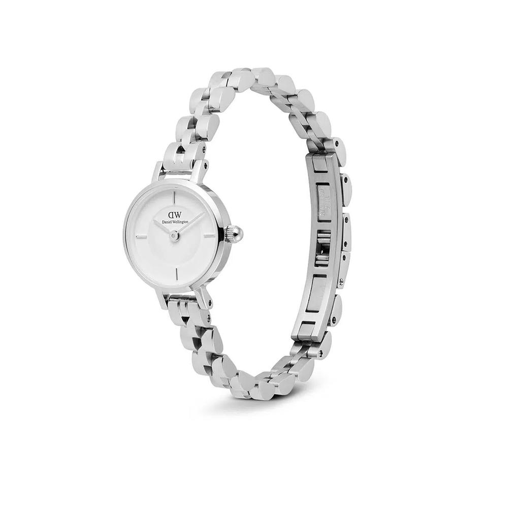 Женские часы Petite Mini Arch 3-Link бело-серебристые из нержавеющей стали DW официальные подлинные оригинальные 4