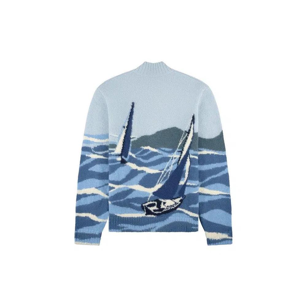 Кардиганы Aimé Leon Dore Intarsia Cardigan 'Seascape' 2