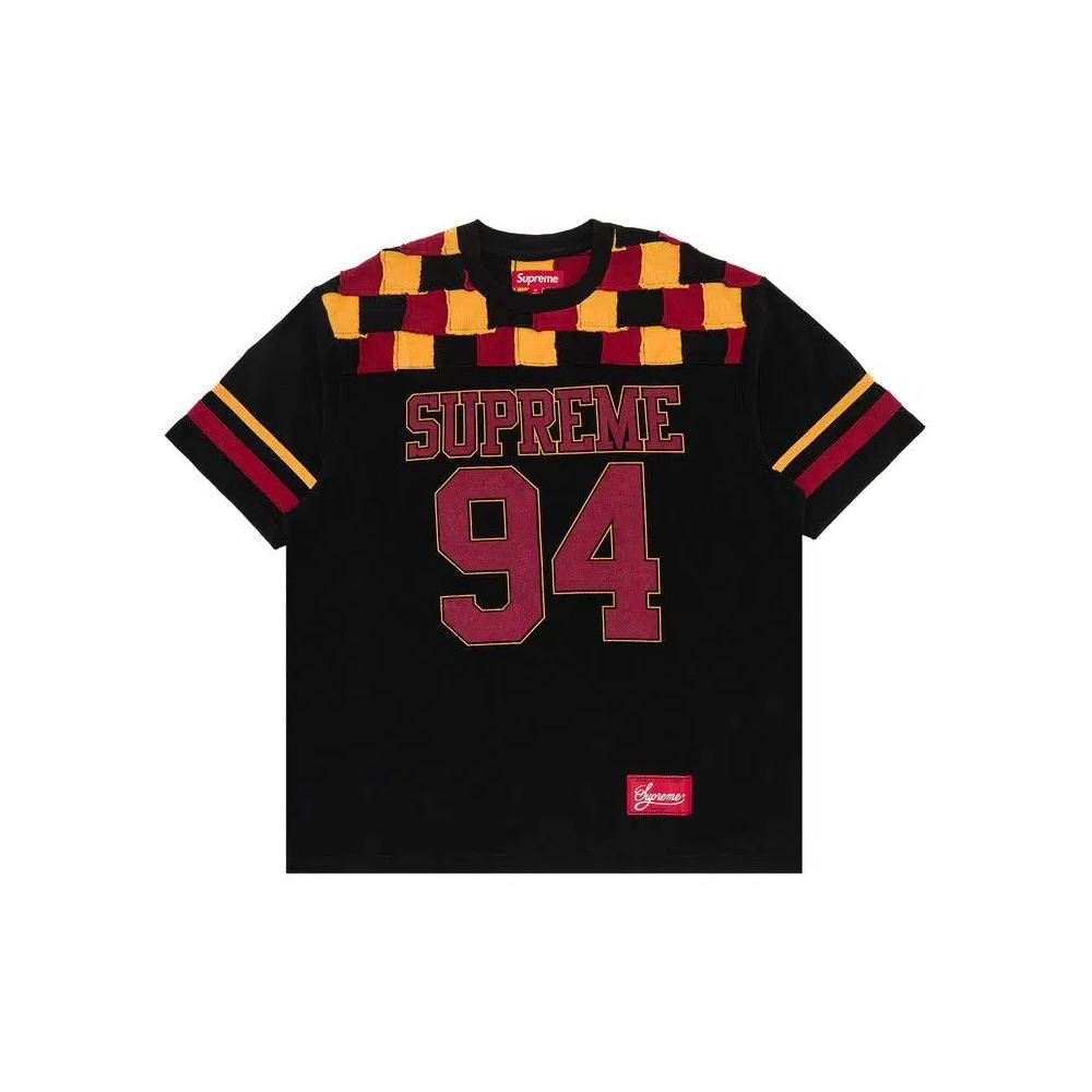 Джерси Supreme Patchwork Yoke Football Top 'Black' 1
