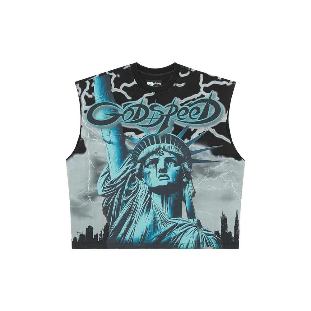 Футболка с коротким рукавом Godspeed Voltage Sleeveless T-Shirt 'Серый' 1