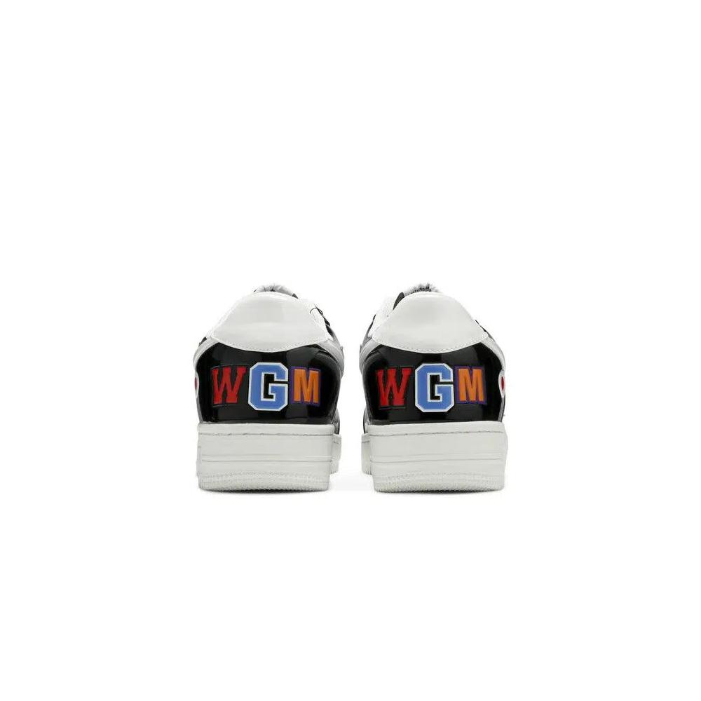 Кроссовки Lifestyle Bapesta Low M1 «Shark Face — Black» 6