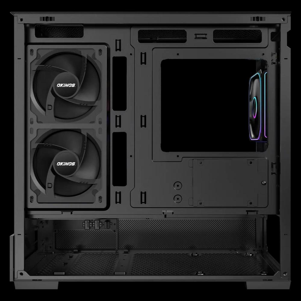 Okinos AQUA 5 VISTA корпус Micro-ATX - черный 2