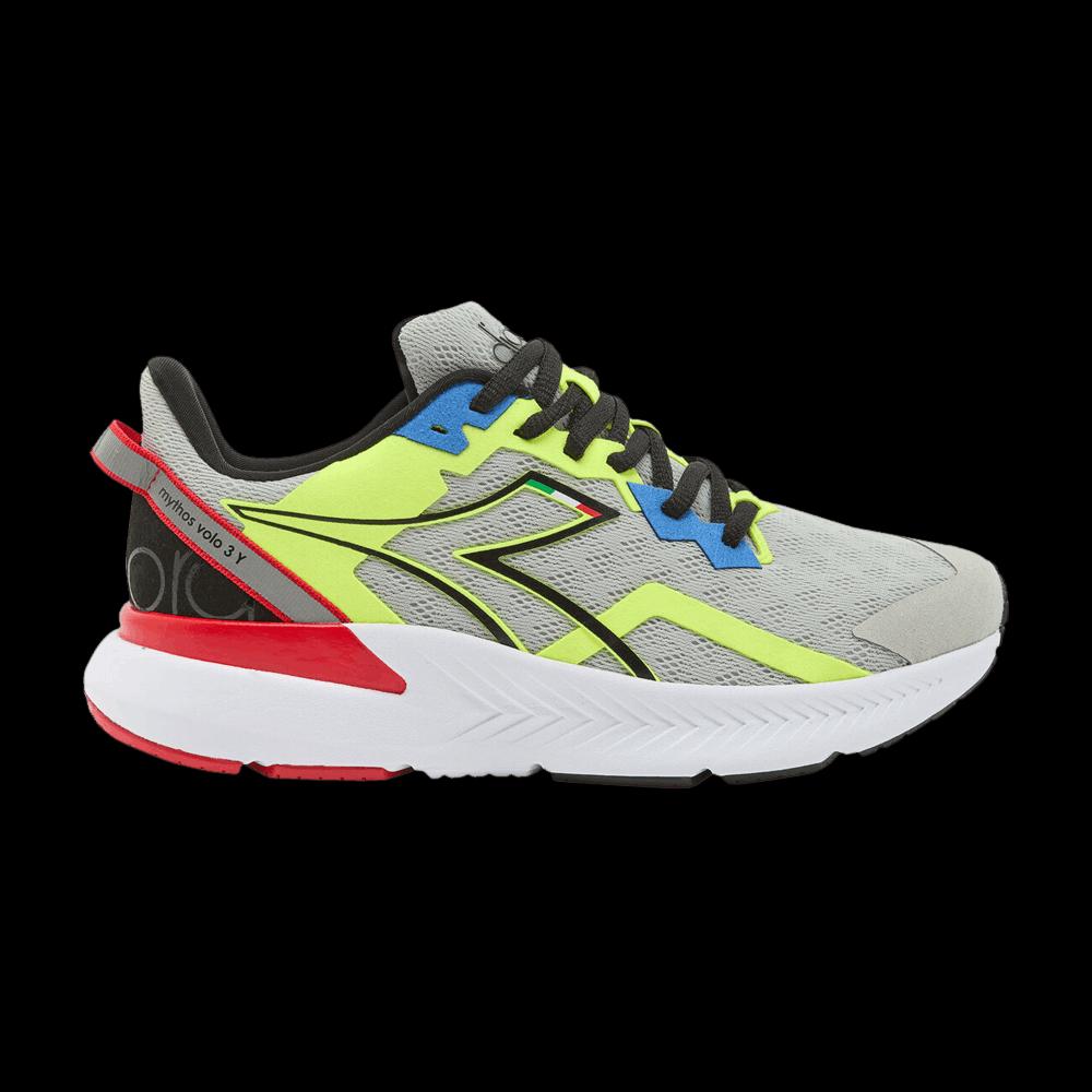 Кроссовки Diadora Mythos Volo 3 Big Kid 'Silver Black Yellow' 1