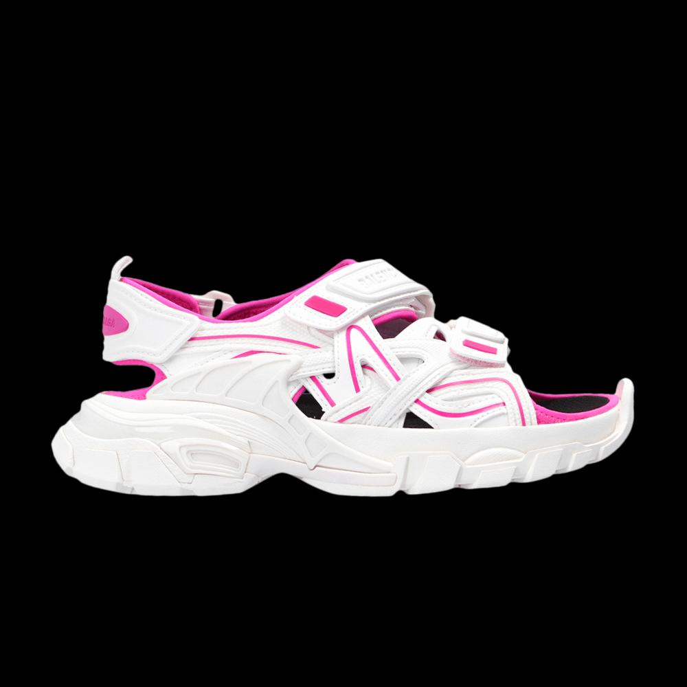 Сандалии Balenciaga Wmns Track Sandal 'White Fluo Pink' 1