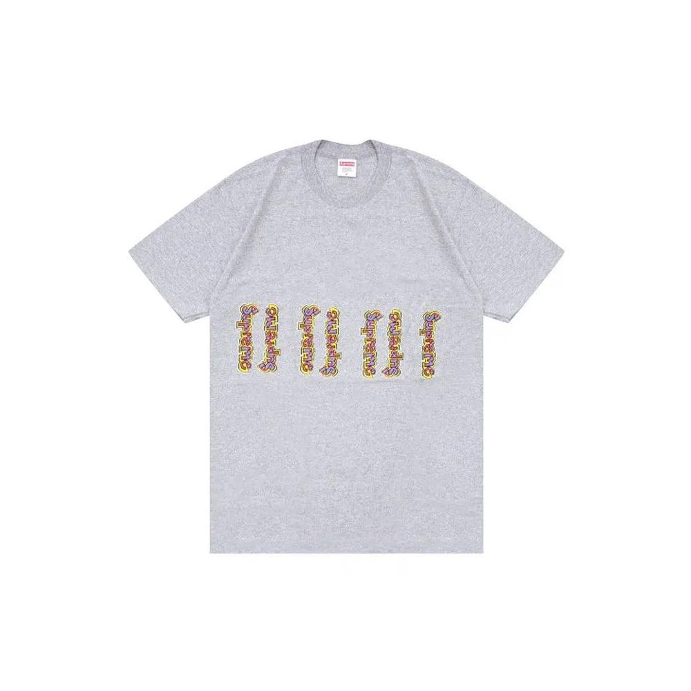 Футболки Supreme Gonz Logo Tee 'Серый меланж' 1