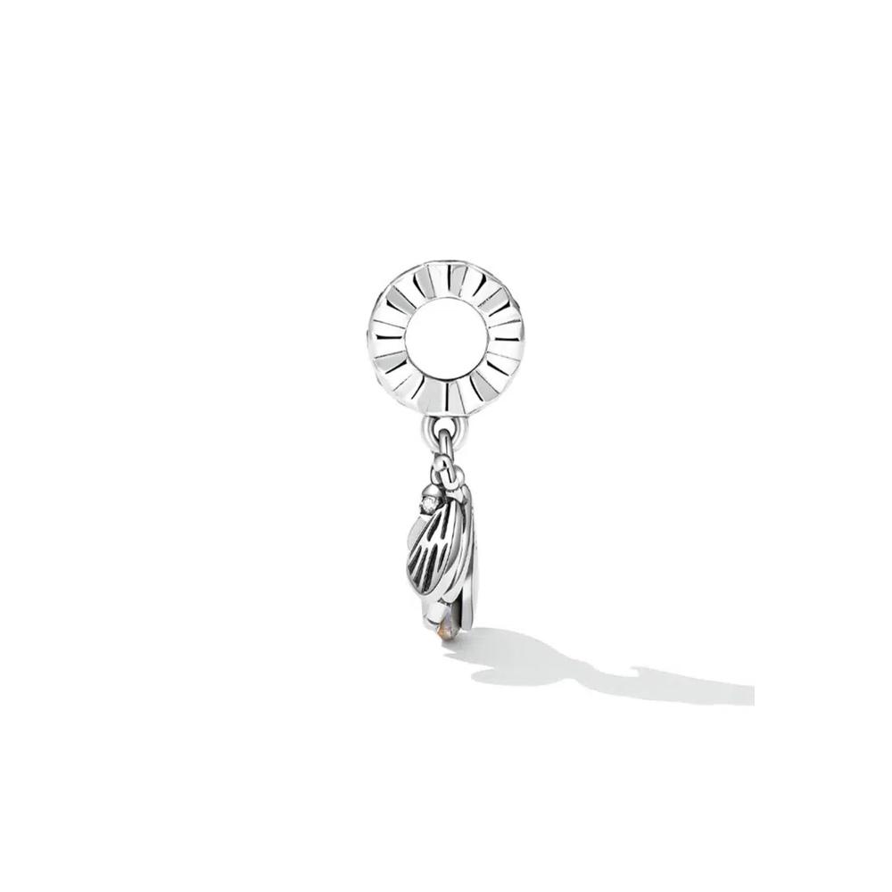 Подвеска из стерлингового серебра Bee-Yonce Yellow Charm 4